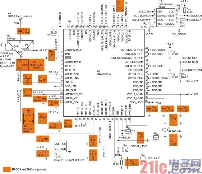 基于Teseo II芯片的汽车导航系统设计 