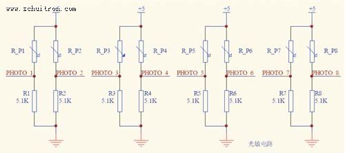 光敏电阻采集电路
