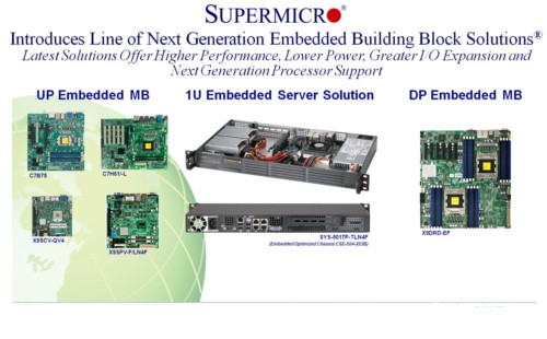 美超微推出新一代嵌入式模块化架构解决方案