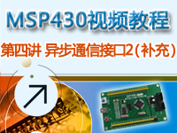 CEPARK畅学系列-MSP430视频教程 第四讲 异步通信接口（补充）