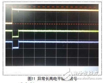 异常长高电平输入信号