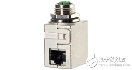 Adapter M12/RJ45 gewinkelt / angled MWN911A415