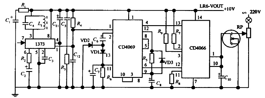 图3 亮度控制电路