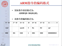《嵌入式微处理器原理及应用》 第13讲 第三章 ARM<font style='color:red;'>寻址方式</font>与指令系统4