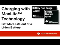 TI MaxLife™ 快速充电电源管理芯片介绍