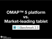 TI OMAP 5处理器平台强大的图形能力演示