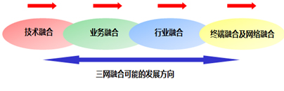 图1 三网融合可能的发展方向