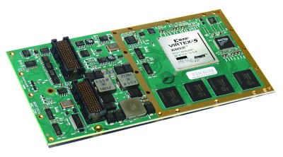图3，Quantum3D公司的Sentiris AV1 PCIexpress中间卡集成了一个FPGA视频与图形处理核心，以应对设备更新问题