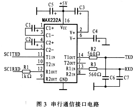  SCI串行通信总线接口电路