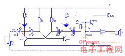 神奇DIY电路图：叫声像“知了”的模拟器 