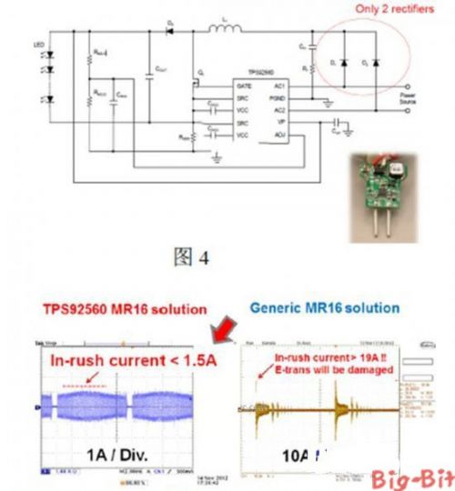 TPS92560高变压器兼容性的射灯驱动电源专用方案2