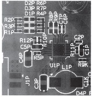 图3 PCB布局(局部)