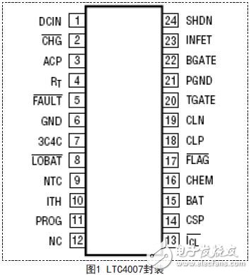 新型智能锂离子电池充电控制器LTC4007应用设计