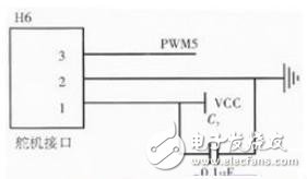 图7 舵机控制电路图