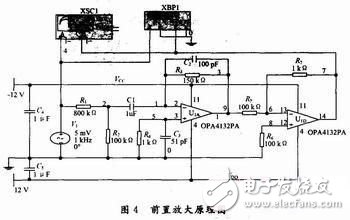 涉型光纤扰动传感器信号调理电路的设计和仿真