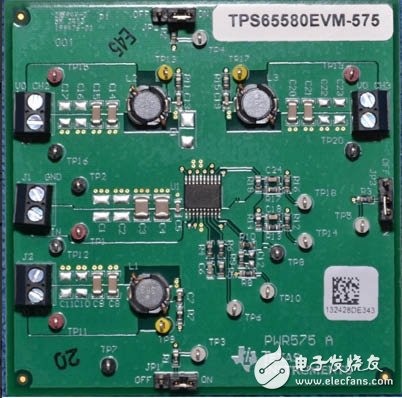 基于TPS65580的三通道同步降压转换器参考设计方案