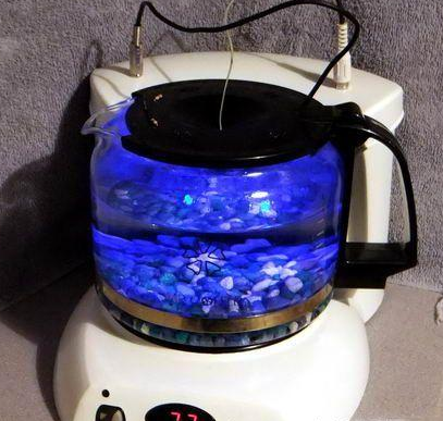 电热咖啡壶改造热带鱼缸，附电路图，源代码