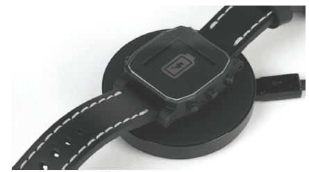 图1：具有无线充电功能的智能手表。