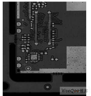 双缓存异步采集系统采集的PCB图像