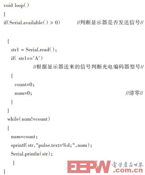 一种基于Arduino的光电编码器检测仪设计方案