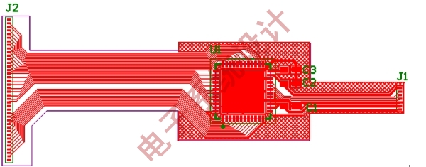 图4:Gen4的单层布线FPC.