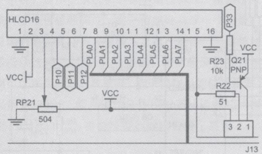 图5 LCD12232显示单元