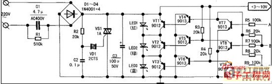 低成本1W大功率LED实用驱动电源应用