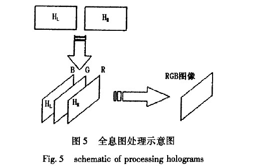 全息图处理示意图