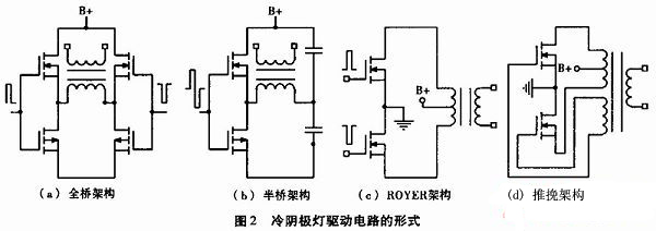 图2 冷阴极灯驱动电路的形式