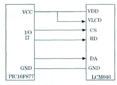 图4 液晶连接图