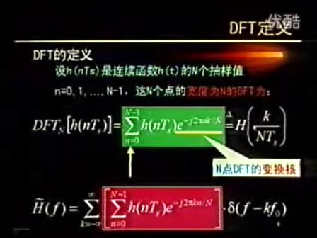 信号处理原理9 中央广播电视大学 主讲：徐明星