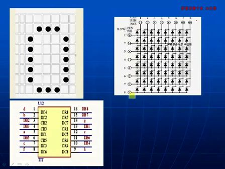 手把手教你学51单片机与Proteus第十七讲88点阵的原理与编程上