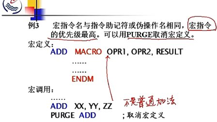 石油大学汇编语言第十四章第一节 宏汇编