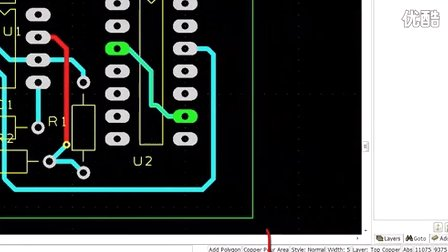 新加坡理工大学DesignSparkPCB教程（十）Adding Copper Pour