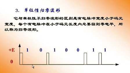 大学必修通信原理第五章第二节 数字基带信号传输及其频谱特征