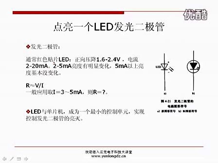 云龙C51单片机视频教程-002-点亮一个发光二极管