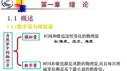 石油大学数字电子技术第一章第一节 概述