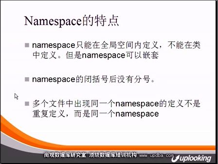 尚观C++最佳入门教程  命名空间