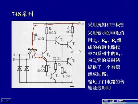 电子科技大学数字电子技术基础20 74S系列门电路