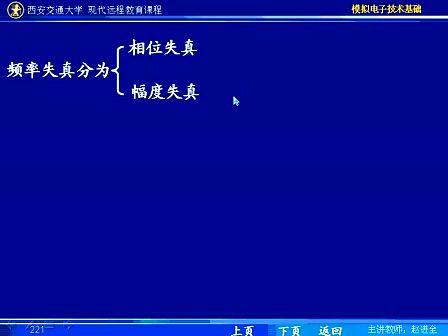 西安交通大学 赵进全 模拟电子技术23
