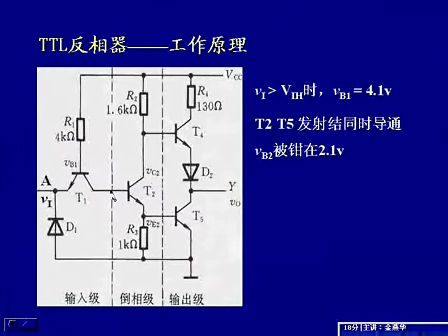 电子科技大学数字电子技术基础14 TTL反相器