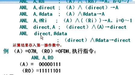 哈工大单片机第12讲 MCS-51的指令系统（4）