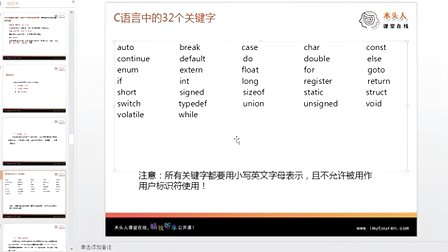 二级C语言程序设计06.二级C程序设计-标识符