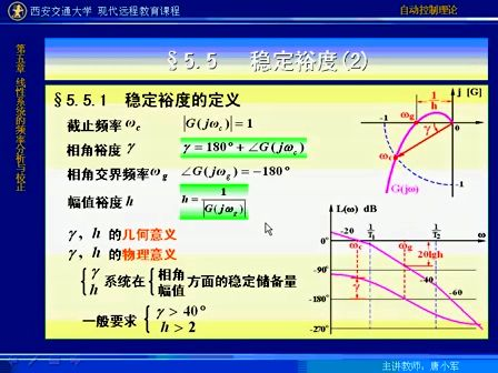 西安交通大学自动控制理论45