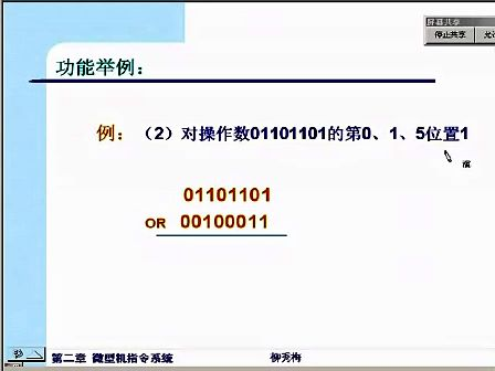 微机原理及应用1柳秀梅第2章 指令系统15