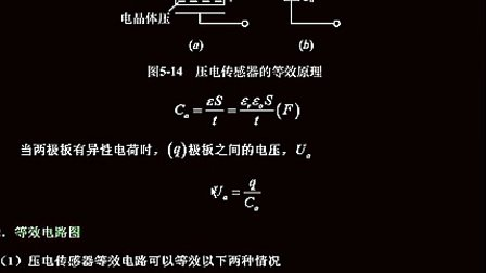 同济大学传感器与检测技术21 压电式传感器