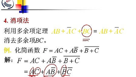 石油大学数字电子技术第二章第六节 逻辑函数的化简