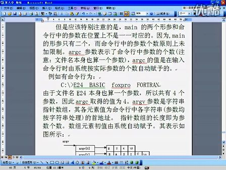 全国计算机二级C语言等级考试8-9.main函数的参数