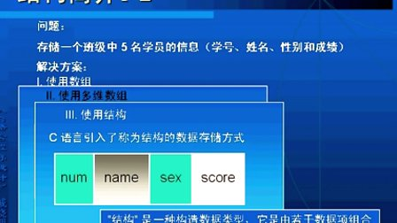 C语言程序设计戚晓明第十一章_C语言的复杂数据类型及排序（1）