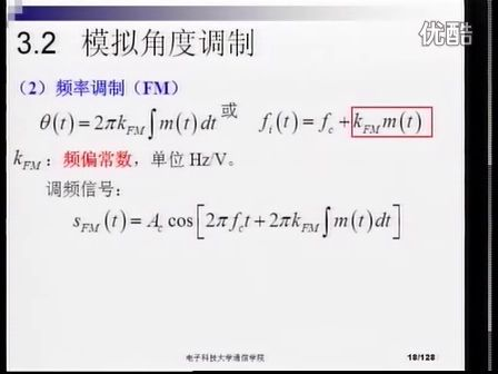 电子科技大学通信原理 模拟传输3